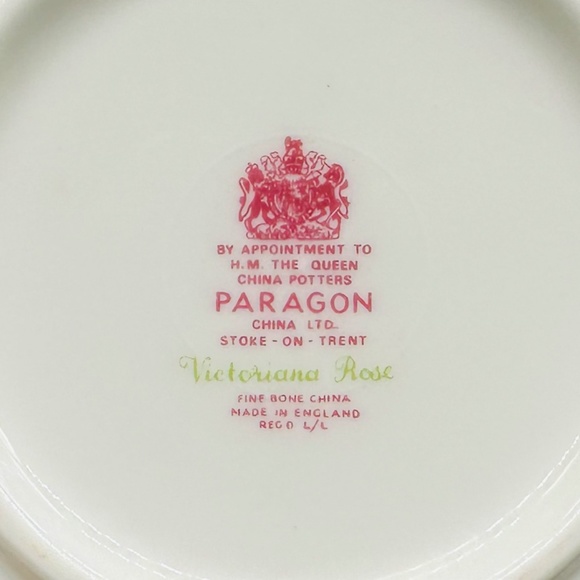 Paragon Victoriana Rose Cereal Soup Bowls(Set of 4) Bone China England - Picture 5 of 5
